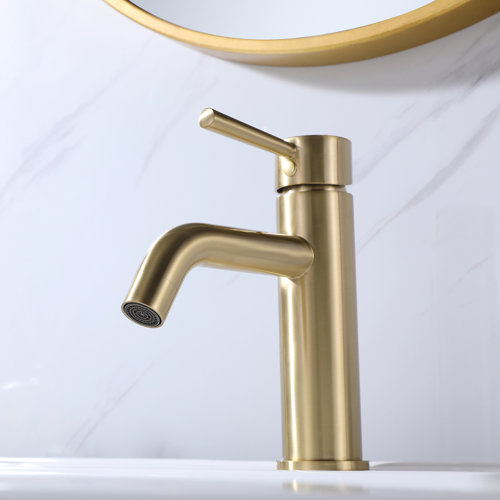 Brushed Gold Faucet | Wayfair